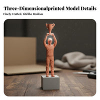 1/64 Miniature Scale Racer Figure Paintable Champagne Festivity Figure Miniature Cameraman Model Three-Dimensional Printed