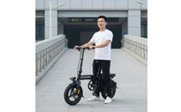 Powerful Engine Folding Bike LED Display Foldable Electric Bike Double Braking System Personal Mobility Device Smart App Control for Commuters