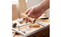 8 Pieces Easy-to-Install Foosball Table Handle with Screws Contoured Foosball Handle with Screws Tapered Sports Equipment Comfortable for Game Room