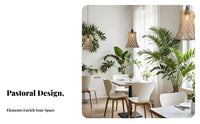 Woven Lamp Shade Hollow Out Design Handmade Rattan Lamp Cover Warm Ambiance Woven Paper Rope Lampshade for Dining Room, Bedroom, Restaurant