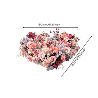 Hollow Style Escort Car Hood Decoration Layered Heart-Shaped Flower Arrangement