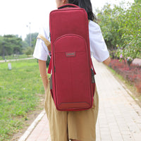 Double Electric Wind Instrument Case Fine Workmanship Electronic Wind Instrument Backpack Bag for Performance