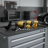 Engine Mount Bracket Aluminum Alloy Engine Bracket with Hardware 3 Hole for Cars Enthusiasts, Mechanics, Garage Projects