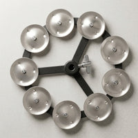 Cymbals HiHat Bell Mountable Cymbals HiHat Tambourine Universal Drum Accessory for Percussionists