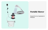 Rererechargeable Shower Pump Portable Design Camping gear Easy to Use individual wellness Appliance for outingers, Pet Owners, Outdoor, Dormitory, outing