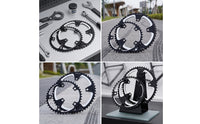 130 Chainring Lightweight Chainring with 42T and 52T Aluminum Alloy Chainwheel for Bike Riders, Cyclists