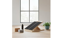 Wooden Slant Board Stable Base Wooden Calf Stretcher Non-Slip Surface Adjustable Slant Board for Restorative Users, Beginners, Home, Gym