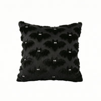 Throw Pillow Cover Embroidered Decorative Pillow Cover Pillowcase Square Vibrant for Sofa, Living Room