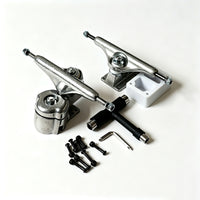 2 Pieces Adjustable Skateboard Trucks Spring-Steered Trucks Board Sport Equipment Angled