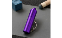Polished Finish Cue Tip Pricker Keychain Threaded Cap Stainless Steel Cue Tip Pricker Clip Attachment Sports Gear Portable