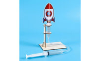 Hands-on DIY Projectile Launcher Kit Laser-Cut Air Projectile Launcher Kit Lightweight Clear Plastic
