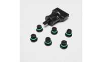 7 Pieces Replacement Oil Drain Plug with Sealing Rings Wear-Resistant Oil Drain Plug Assembly Reusable Hardware Low-Profile for DIYers, Engine Maintenance