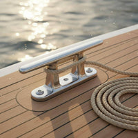 Angled Dock Cleat Yacht Mooring Cleat Heavy Duty for Boat Owners, Marina