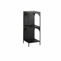 5-Tier Corner Shelf Space-Saving Design shelving unit adaptable Use Sturdy Construction for Living Room, Bedroom, Kitchen