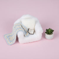 Miniature Cuddly Single Sofa Realistic Design Dollhouse Armchair with Pillow 1/12 Scale Doll Furniture for Diorama
