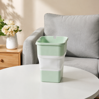 Large Car Trash Can for Families, Foldable Car Trash Can, Space-Saving Waste Container for Trunk, Mobile Trash Can with Bag Holder