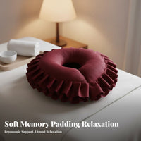 Memory Foam Face Cradle Slow Recovery Memory Foam Face Pillow Removable and Washable Cover Prone Face-down Rest Pillow for Estheticians