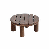 adaptable Round Wooden Riser Natural Wood Texture Round Floor Riser long-lasting Sturdy Plant Stand Traditional and traditional design for aquatic tank hobbyists, Interior Decorators, Gift Givers, Living Room, Balcony, outdoordoor, Entryentry