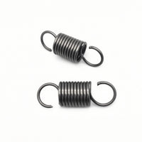 2 Pieces Cylindrical Spring with Hooked Ends Heavy-Duty Coil Spring with Hooks Long-Lasting Extension Springs with Hook Ends Versatile for Mechanics