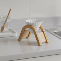 V-Shape Coffee Strainer Holder Easy Access Pour over Strainer Holder Pour-over Papers Storage Rack for Baristas, Cafe