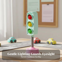 Early Education Toy Traffic Light Educational Traffic Indicator Toy Realistic Design for Preschoolers, Kindergarten, Classroom, Playroom