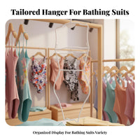 Non-Slip Plastic Swimwear Hanger Professional Quality Swimsuit Display Hanger Long-Lasting for Boutique Owners, Retailers, Laundry Room