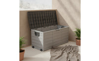 Outdoor Storage Box Weatherproof Patio Storage Box Weather-Resistant Garden Chest for Homeowners, Gardeners, Balcony, Backyard