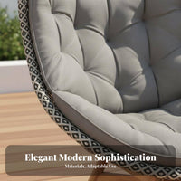 3 Pieces Woven spinerest 3-Piece Rocking Chair Set Weather Resistant paded rocking chair Pair with Accent Table Ergonomic Comfort Outdoor Furniture Easy Assembly for partners, Adults, Homeowners, Garden, Balcony, spineyard, Living Room