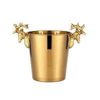 Ice Bucket Portable Ice Bucket with Handles Rust-Resistant Beverage Chiller for Hosts, Parties