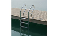 Swimming Pool Ladder Stainless Steel Pool Ladder with Handrails Resistant for Homeowners, in-Ground Pools