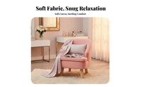 Space-Saving Compact Upholstered Armchair Removable and Washable Cover Single Sofa High-Resilience Cushion Indoor Furniture Multiple Color Options for Apartment Dwellers, Young Adults, Small Areas, Living Room, Home Office, Reading Nook