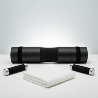 Stitched Barbell Shoulder Pad Encircling Foam Barbell Pad Textured Squat Bar Cushion Storage Bag