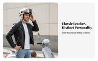 Retro Half Helmet Four-Season Vintage Half Shell Helmet Retractable Visor Motorcycle Head Cap for Women, Men, Cruising, Commuting