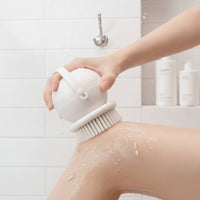 Interchangeable Heads Electric Bath Brush Detachable Head Motorized Body Scrubber Mount Electric Body Brush Strap Grip