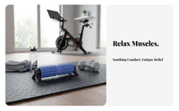 Muscle Relaxation Foam Roller with Stand Trigger Point Treatment Foam Roller Soreness Relief Long-Lasting Support for Athletes, Yogis, Beginners, Post-Workout, Home Gym