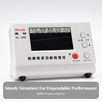 Built-in Display Watch Timegrapher Desktop Watch Timing Machine White Precision Device Rectangular