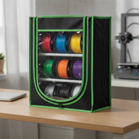 Filament Storage Box Zipper Sealed Filament Organizer Clear Organizer with Window for Makers