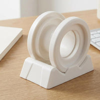 Tear-off Tape Base Built-in Buckle Office Supply White Desk Accessory