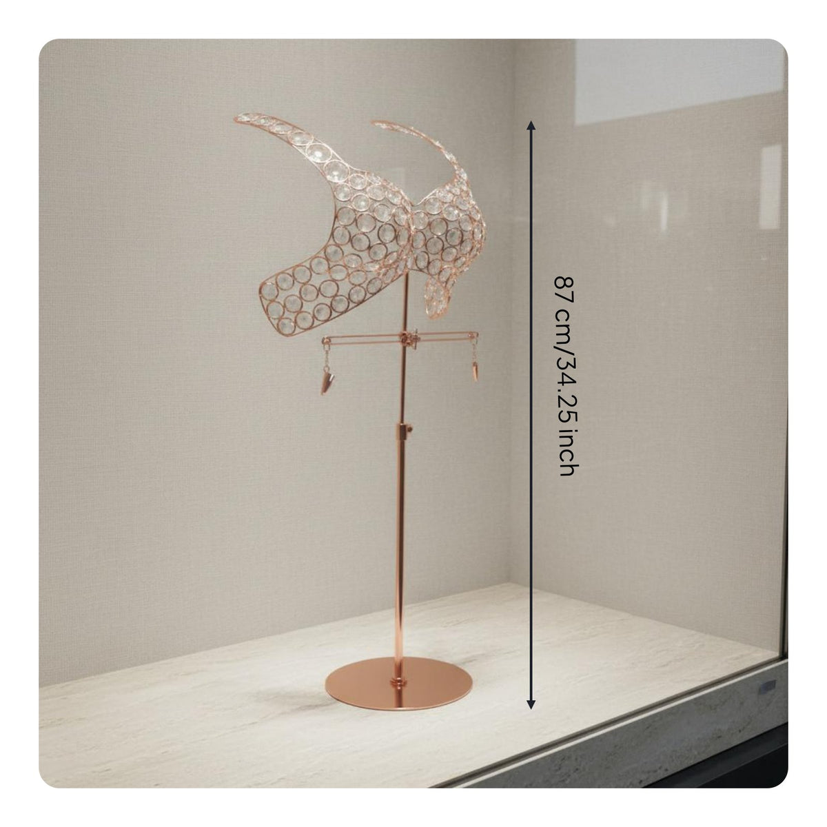 Half Body Lingerie Display Effortlessly to Clean Bra and Panty Display Stand Adjustable Underwear Mannequin for Clothing Store