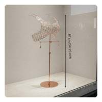 Half Body Lingerie Display Effortlessly to Clean Bra and Panty Display Stand Adjustable Underwear Mannequin for Clothing Store
