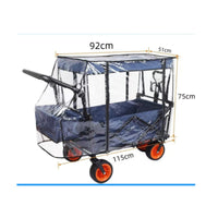 Transparent Wagon Rain Cover Windproof Wagon Rain Cover Dustproof for Outdoor