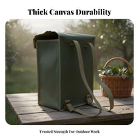 Tool Bag with Shoulder Strap Structured Tool Backpack Hands Fruit Picking Bag for Farmers