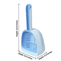 Litter Sifter and Cat Waste Tool Set, PP Material Sand Sifter with Handle, Efficient Tool for Cleaning Cat and Kitten Waste Clumps