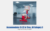 Tire Repair Kit, Vulcanizer Machine, Heat Patch, Upgraded Silicone Plate, Airbag Type, No Mark