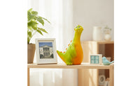 Cartoon Dinosaur Piggy Bank Glossy Dinosaur Money Bank Decorative Figurine Safe for Boys, Girls, Desk, Nursery
