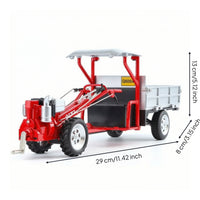 1/16 Vehicle Model with Trailer Collectible Alloy 1:16 Scale Vehicle Model for Kids