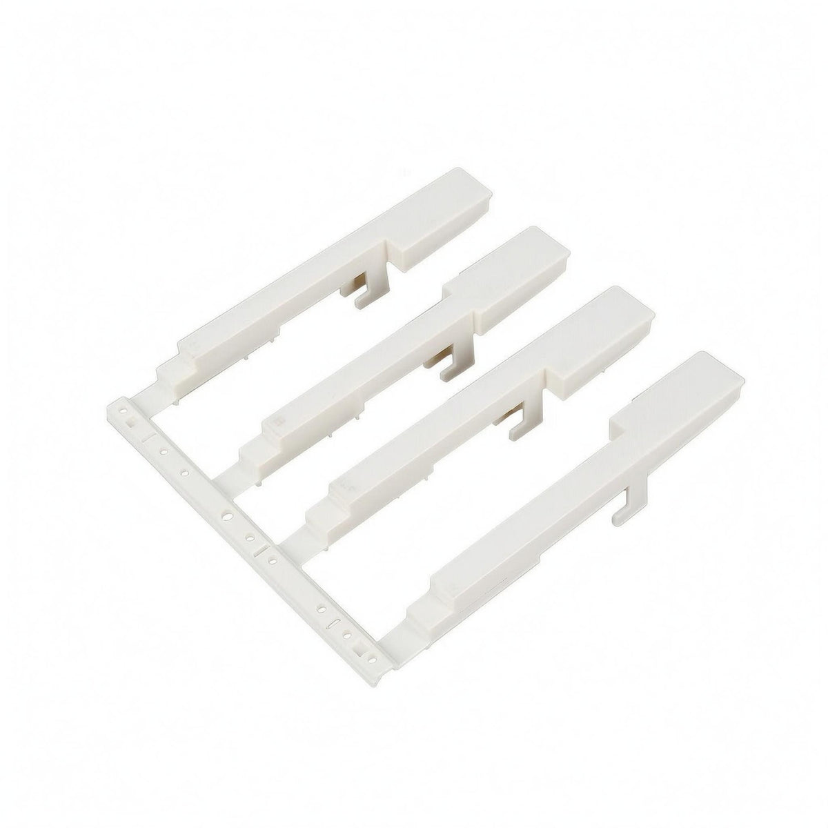 White Piano-Style Key Strip Replace Worn Keys White Gloss Keytops