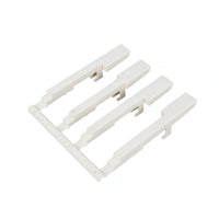 White Piano-Style Key Strip Replace Worn Keys White Gloss Keytops