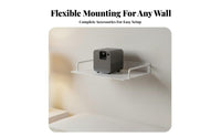 Easy Installation Drill-without Drilling Image Display Device Shelf Space Saving Image Display Device Wall Shelf Sturdy for Renters, Bedroom