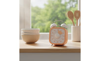 Easy to Use Mechanical Kitchen Timer Portable Kitchen Timer with Alarm Compact Clear for Teachers, Study Desk